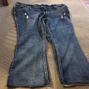 Ariya Dark Blue Flare Jeans